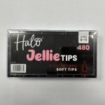 Halo Jellie Nail Tips Stiletto Long 480pk